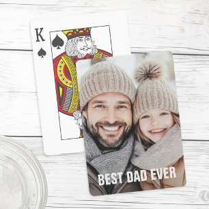 Jeu De Cartes Meilleure photo de fête des pères papa