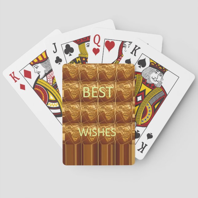 Jeu De Cartes Meilleurs voeux d'Afrique : Un continent doré (dos)