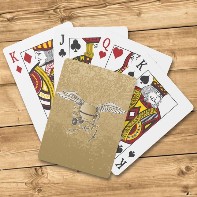 Jeu De Cartes Mélangeur en béton beige (Créateur téléchargé)