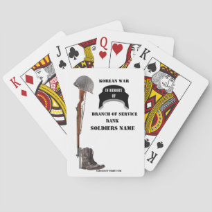 JEU DE CARTES MÉMOIRE DE LA GUERRE CORÉENNE