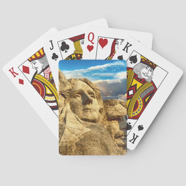 Jeu De Cartes Mémorial présidentiel du Mont Rushmore (dos)