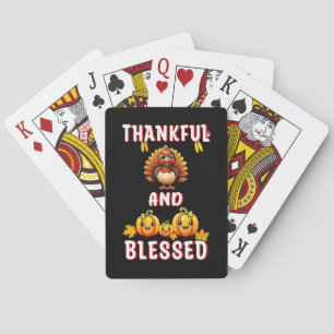 Jeu De Cartes Merci béni 23 US Maple Novembre Thanksgiving