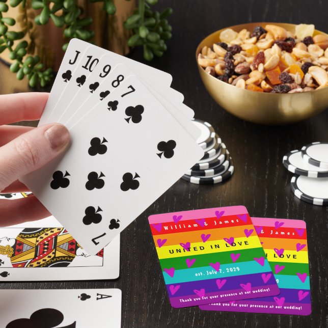 Jeu De Cartes Merci Mariage LGBTQ pour le mariage gay (In Situ)