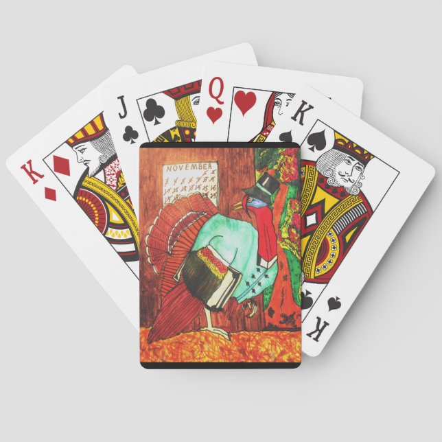 Jeu De Cartes MERCI TURQUIE JOKE JOUER aux cartes (dos)