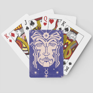 Jeu De Cartes Mercure Messenger des dieux Mythologie grecque Ble