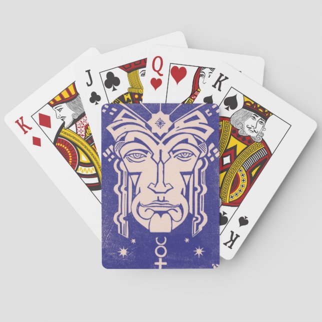 Jeu De Cartes Mercure Messenger des dieux Mythologie grecque Ble (dos)