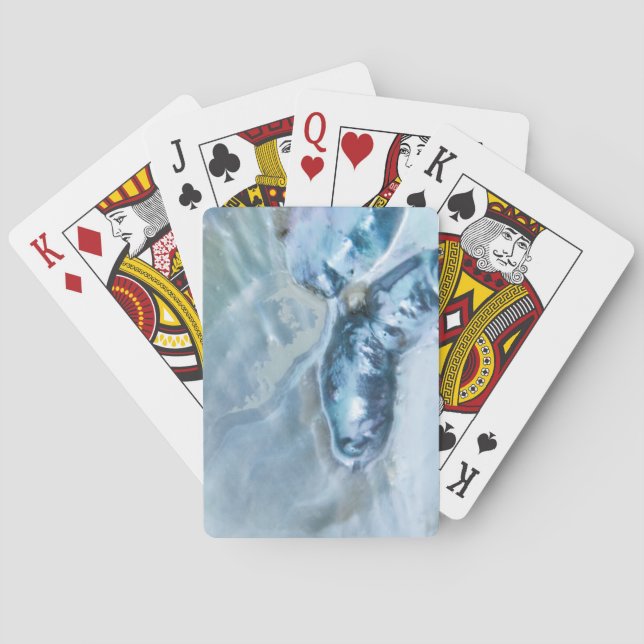 Jeu De Cartes Mère perle malaisienne sauvage (dos)