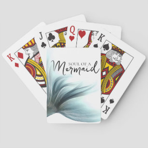 Jeu De Cartes #MermaidLife Soul of a Mermaid   Teal Tail Quote