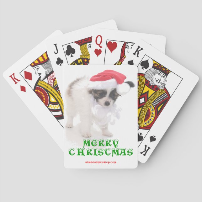JEU DE CARTES MERRY PUPPY CHRISTMAS (dos)