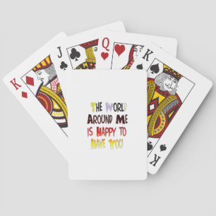 Jeu De Cartes Message d'accueil puissant : un devis motivant