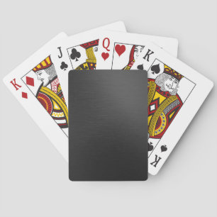 Jeu De Cartes Métal noir Matte