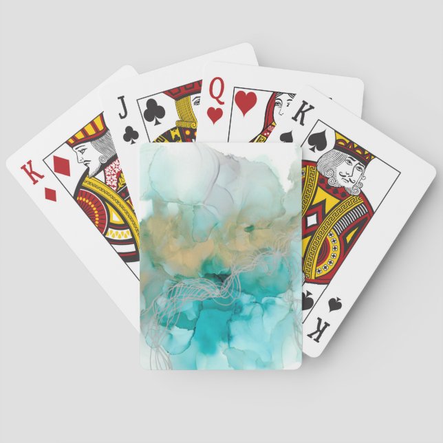 Jeu De Cartes Métalliques tissées (dos)