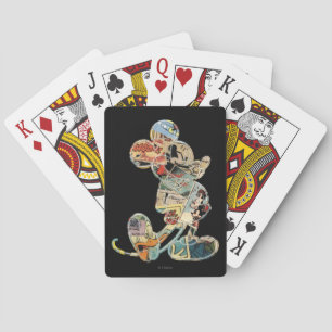Jeu De Cartes Mickey classique   Cartes de lecture Silhouette de