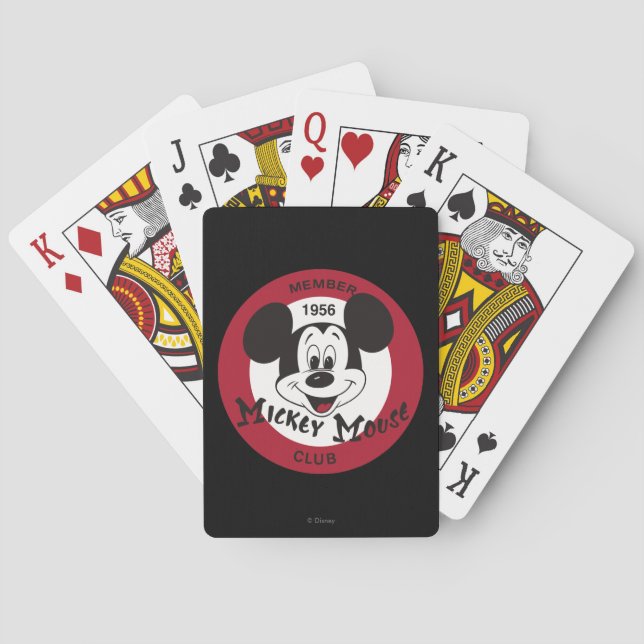 Jeu De Cartes Mickey classique | Mickey Mouse Club (dos)