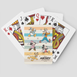 Jeu De Cartes Mickey & Friends Graphisme Rétro Stars and Stripes