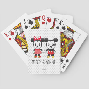Jeu De Cartes Mickey & Minnie Holding Mains Emoji Jouer Cartes