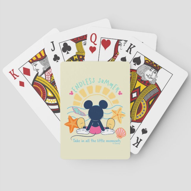 Jeu De Cartes Mickey Mouse Été Sans Fin (dos)