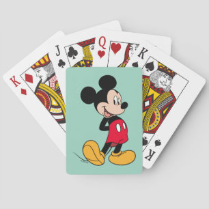 Jeu De Cartes Mickey Mouse Mains Derrière Le Dos