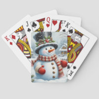 Mignonne, Vintage/Whimsical bonhomme de neige de N