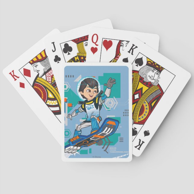 Jeu De Cartes Miles Callisto Plastique (dos)