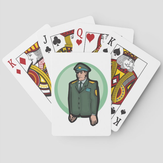 Jeu De Cartes Militaire (dos)
