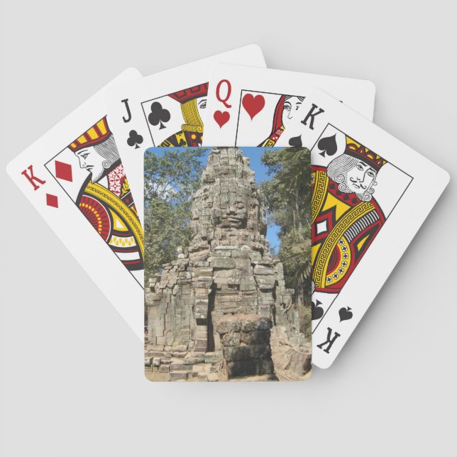 Jeu De Cartes Mini Bayon ... Ta Prohm, Siem Reap, Cambodge (dos)