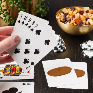 Jeu De Cartes Minimaliste Brown Beret Casquette français