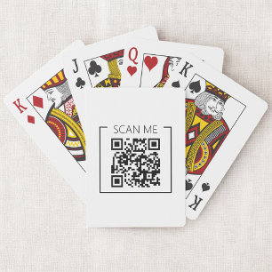 Jeu De Cartes Minimaliste Code QR Scan Me Entreprise