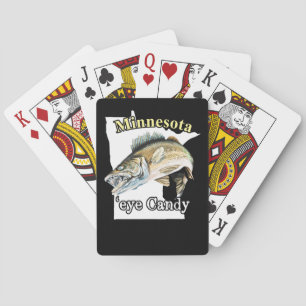 Jeu De Cartes Minnesota 'Eye Candy Funny Walleye Pêche