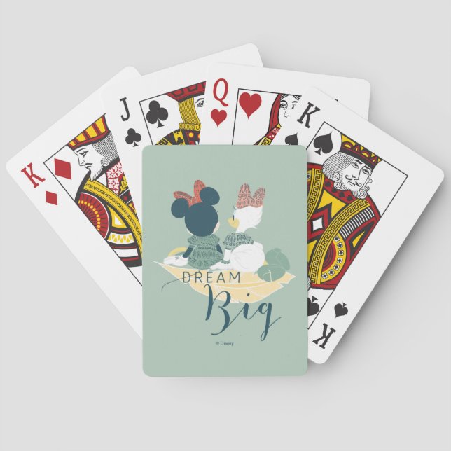 Jeu De Cartes Minnie Souris & Daisy Duck | Gros rêves (dos)