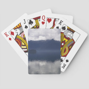 Jeu De Cartes Misty Alaskan Sea dans les tons bleu