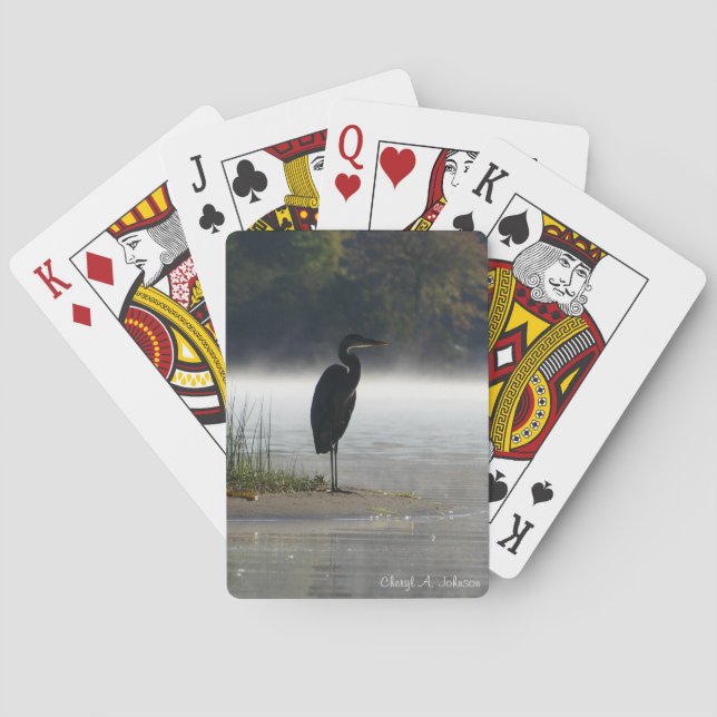Jeu De Cartes Misty Morning Contemplation Jouer des cartes (dos)