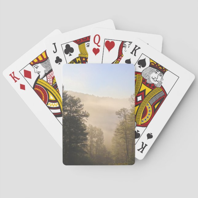 Jeu De Cartes Misty Mountains Pittoresque Jouer Cartes (dos)