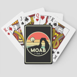 Jeu De Cartes Moab Utah Vintage Desert Sunset Retro Souvenir 60s