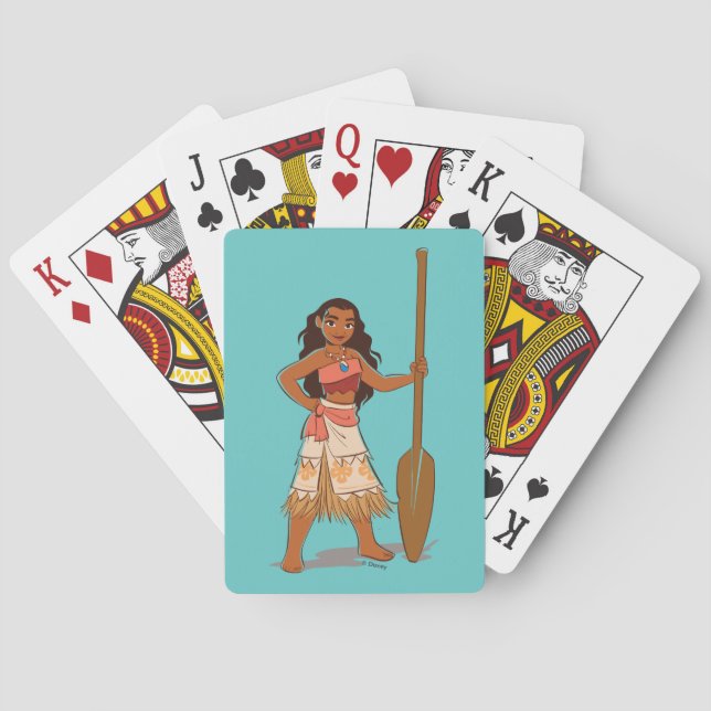 Jeu De Cartes Moana | Fille De La Mer (dos)