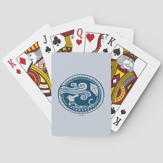 Jeu De Cartes Moana | Maui - Trickster Jouer des cartes (dos)