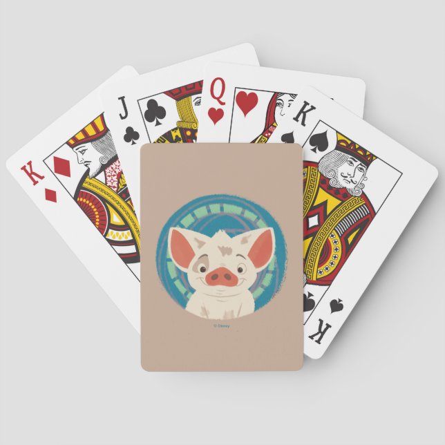 Jeu De Cartes Moana | Pua Le Cochon (dos)