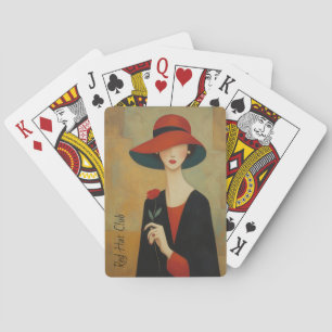 Jeu De Cartes Mode Casquette rouge vintage
