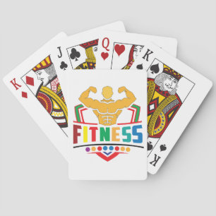 Jeu De Cartes Mode de vie Fitness – S'entraîner dur rester fort