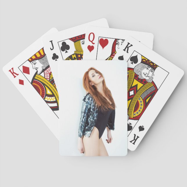 Jeu De Cartes Modèle de maillot de bain (dos)
