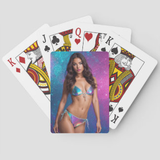 Jeu De Cartes Modèle de maillot de bain holographique