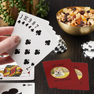 Jeu De Cartes Modèle photo personnalisé pour My Dog - My Best