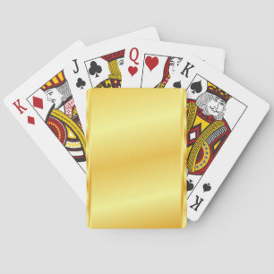 Jeu De Cartes Moderne Elegant Or Metallic Look Modèle tendance