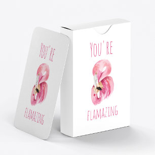 Jeu De Cartes Moderne Vous Flamazirez Beauté Flamant rose rose