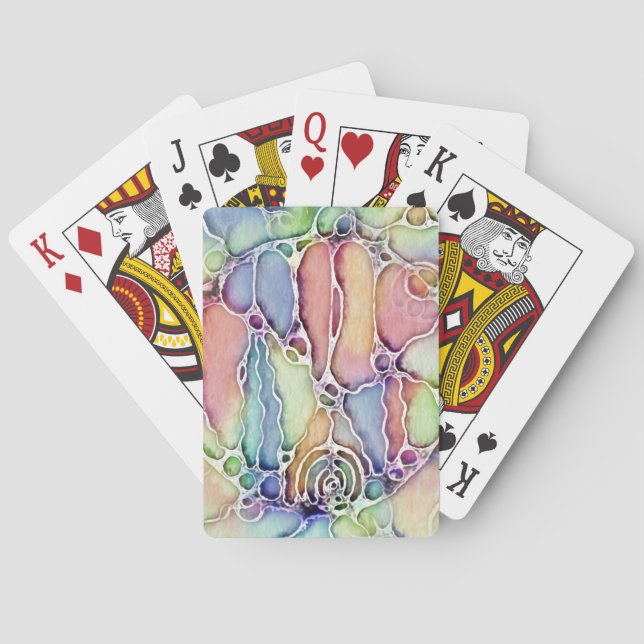 Jeu De Cartes Modes de vie - Art neurographique Motif 1 (dos)