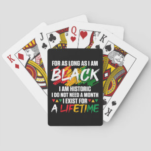 Jeu De Cartes Mois de l'histoire des Noirs Pour aussi longtemps