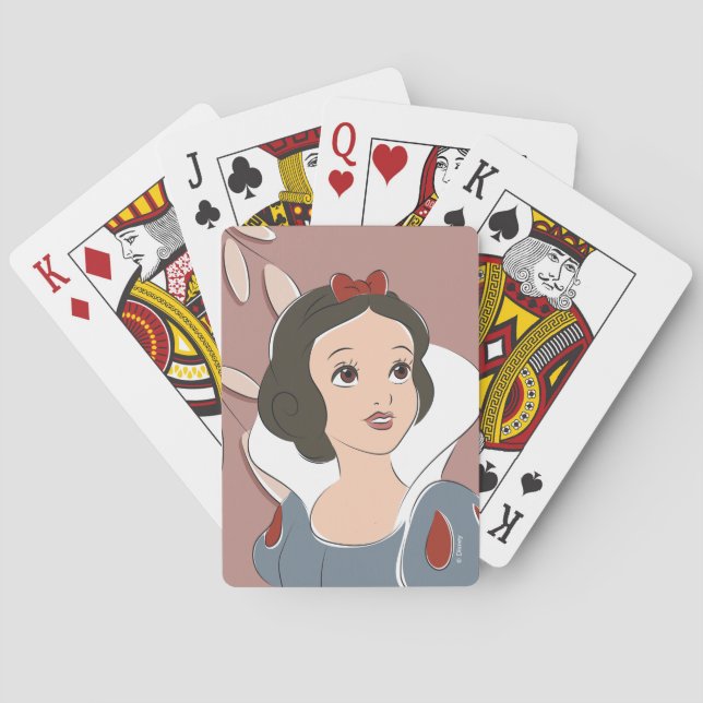Jeu De Cartes Moment Capturé Blanche Neige Jouer Cartes (dos)