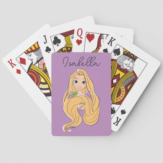 Jeu De Cartes Moment magique Rapunzel & Pascal (dos)