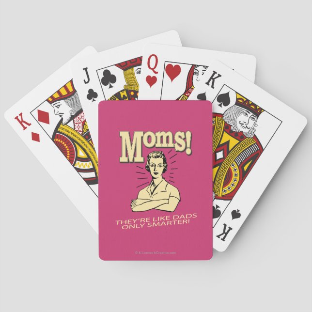 Jeu De Cartes Moms : Comme Les Pères, Seulement Plus Intelligent (dos)
