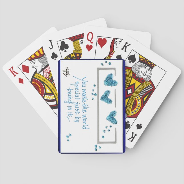 Jeu De Cartes Mon ami : "Vous faites du monde spécial" texte (dos)